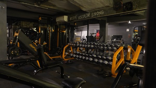 Olympia Gym Ulhasnagar: dumbbell rack